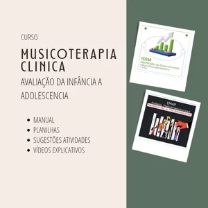 Imagem de capa para o Curso online Musicoterapia Clínica - Avaliação da infância à adolescência 