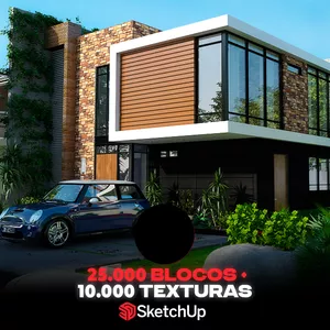 Pack Completo - Blocos para Sketchup>