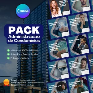 Curso Pack Canva Para Administração de Condomínios