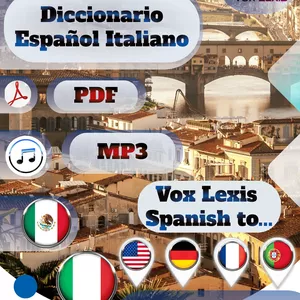 Imagen de portada para Ebook DICCIONARIO ESPAÑOL ITALIANO PDF MP3 VOX LEXIS