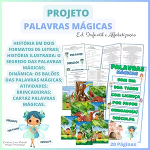 Imagem de capa para o Curso online Projeto Palavras Mágicas