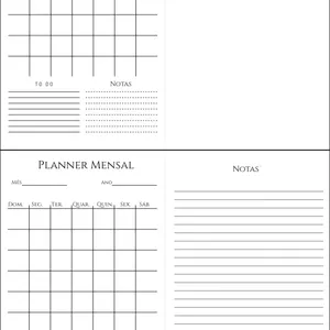 Imagem de capa para o Ebook Planner Modelo Minimalista