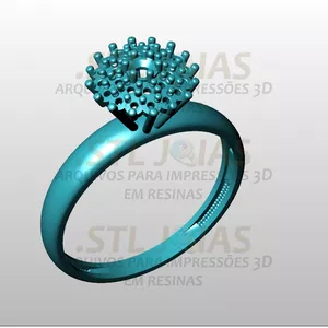 Imagem de capa para o Curso online ANEL CHUVEIRO Arquivo para impressão 3D. Formato STL