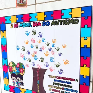 Imagem de capa para o Ebook 💙🌳 PAINEL DIA DO AUTISMO – ÁRVORE DA INCLUSÃO 