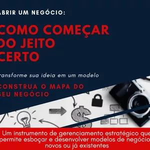 Imagem de capa para o Serviço online Mapa do Negócio > uma maneira de desenvolver modelos de negócios novos ou já existentes e muito mais