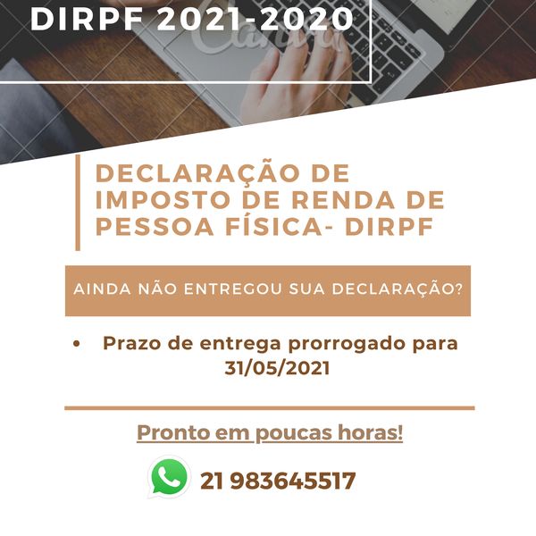 Faça sua Declaração de Imposto de Renda 2021 - Não perca o ...