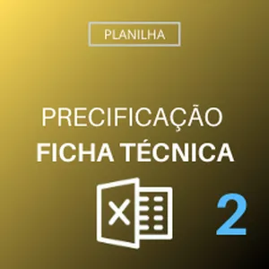 Imagem de capa para o Curso online Planilha: Precificação de Ficha Técnica 2
