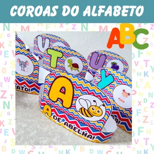 Imagem de capa para o Ebook Coroas do Alfabeto