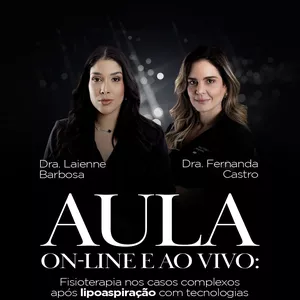 Imagem de capa para o Curso online AULA AO VIVO: Fisioterapia nos casos complexos após lipoaspiração com tecnologias
