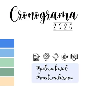 Imagem de capa para o Ebook Cronograma 2020 - Enem e Vestibulares