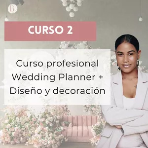 Imagen de portada para Curso online Curso profesional Wedding Planner + Diseño y decoración