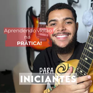 Imagem de capa para o Curso online Violão na prática - iniciante
