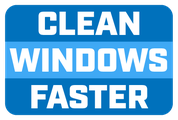 CLEAN WINDOWS FASTER logo