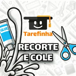 Imagem de capa para o Curso online Tarefinha | Recorte e Cole