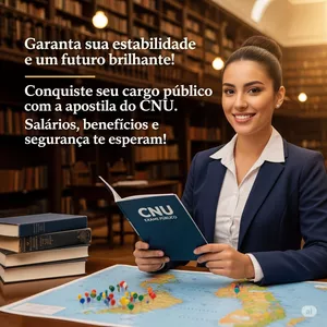 Imagem de capa para o Ebook Apostila Concurso CNU 2025 Atualizada: Garanta Sua Aprovação!