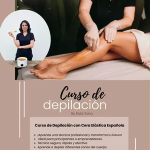 Imagen de portada para Curso online Depilación con Cera Elástica Española