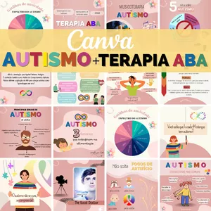 Imagem de capa para o Curso online CANVA PARA TERAPIA ABA E AUTISMO