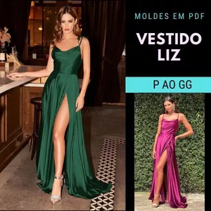 Imagem de capa para o Ebook Molde Vestido Liz