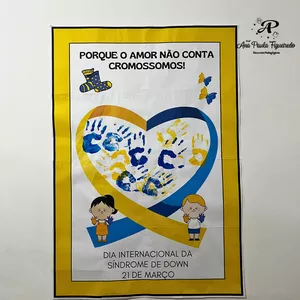 Imagem de capa para o Curso online Cartaz colaborativo-Síndrome de Down