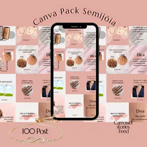 Imagem do curso Canva Pack Semijoias