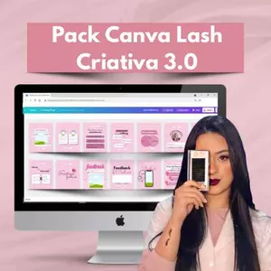 Imagem do curso PACK CANVA LASH CRIATIVA 3.0