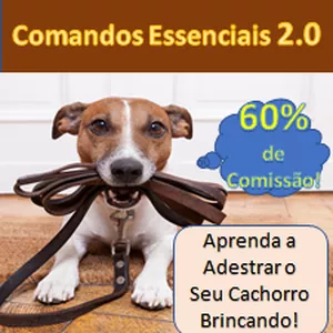 Imagem de capa para o Ebook COMANDOS ESSENCIAIS 2.0 – O SEU CÃO BEM TREINADO