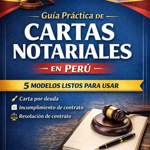 Imagen de portada para Ebook Guía Práctica para Redactar Cartas Notariales Efectivas en Perú