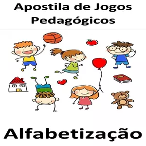 Imagem de capa para o Ebook Oficina de Jogos Linguísticos na Alfabetização 