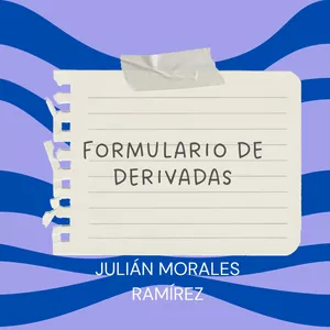 Imagen de portada para Ebook FORMULARIO DE DERIVADAS