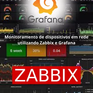 Imagem de capa para o Ebook grafana+zabbix