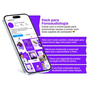 Imagem do curso Pack Canva - Fonoaudiologia