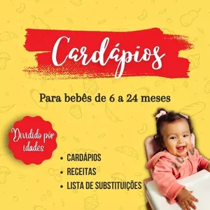 Cardápios (6 a 24 meses)