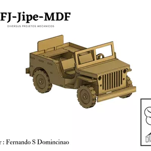 Imagem principal do produto DFJ-Jipe-MDF 
