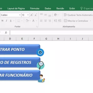 Imagem de capa para o Curso online PLANILHA DE REGISTRO PONTO