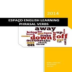 Imagem do curso ESPAÇO ENGLISH LEARNING - PHRASAL VERBS