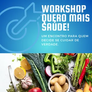 Imagem de capa para o Curso online Workshop: Quero mais saúde! Um encontro para quem decide se cuidar de verdade.