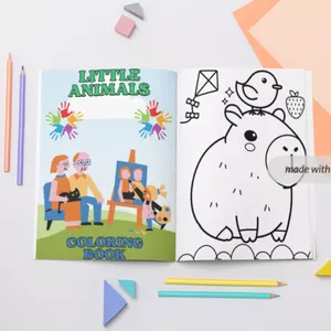 Cover image for Ebook Coloring book (libro para colorear)