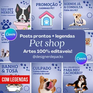 Imagem do curso CANVA PACK PETSHOP