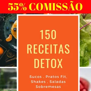 Imagem de 150 Receitas DETOX criado por Max Alex na hotmart
