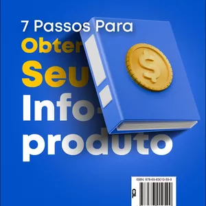 Imagem de capa para o Ebook 7 passos para obter seu infoproduto