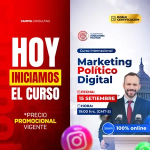 Imagen de portada para Ebook Marketing Político Digital 