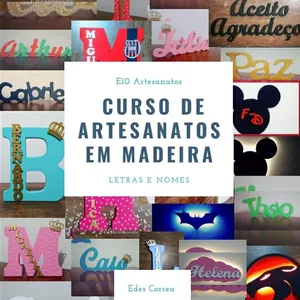 Imagem de capa para o Ebook Artesanatos de Madeira