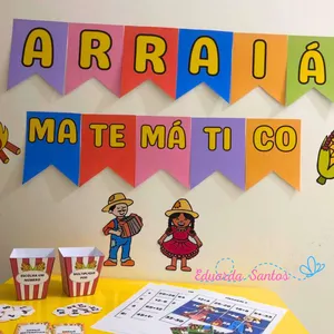 Imagem de capa para o Ebook ARRAIÁ MATEMÁTICO 