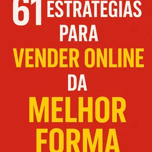 Imagem de capa para o Ebook melhores estratégias para vender online 