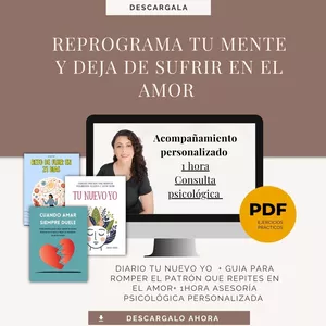 Imagen de portada para Ebook ROMPE EL PATRÓN QUE TE HACE SUFRIR EN EL AMOR Y REPROGRAMA TU MENTE PARA VIVIR CON AMOR PROPIO