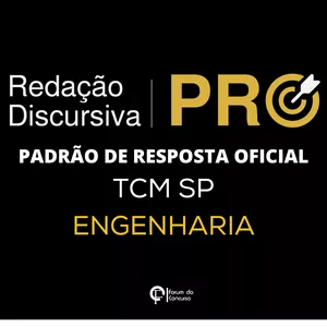 Imagem do curso Redação e Discursiva TCMSP - Engenharia Civil