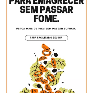 Imagem de capa para o Ebook Top 10 receitas para emagrecer sem passar fome.