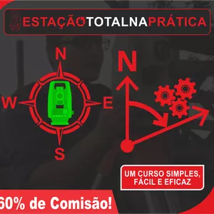 Imagem de capa para o Curso online Estação total na prática