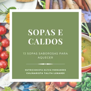 Imagem de capa para o Ebook E-book de sopas Funcionais