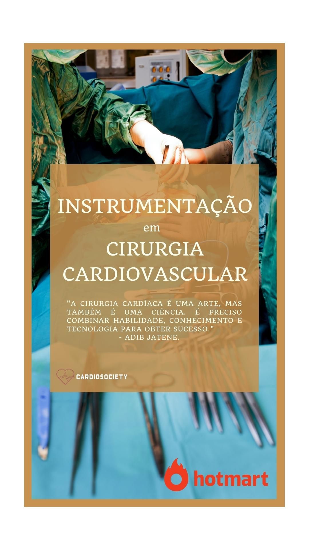 Imagem do curso Ebook - Instrumentação em Cirurgia Cardiovascular